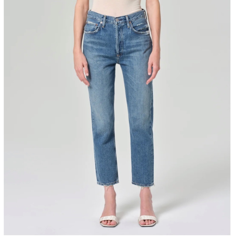 Agolde Light Blue Ankle Jeans